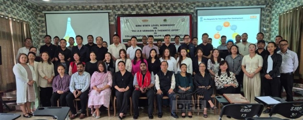 SIRD state level workshop on PAI 2.0 Version & Thematic GPDP in collaboration with MoPR & NIC, New Delhi at SIRD, Kohima on July 17. (DIPR Photo)